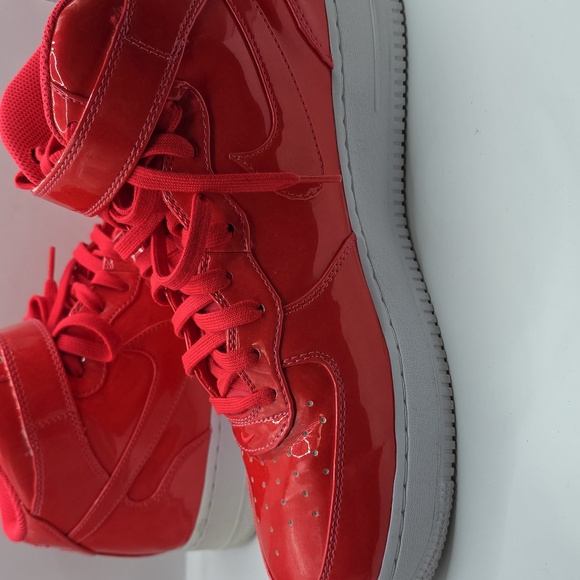Nike Nike Air Force 1 Mid '07 LV8 UV Mens Shoes, Size 12, Siren Red, AO0702-600 - Picture 8 of 10